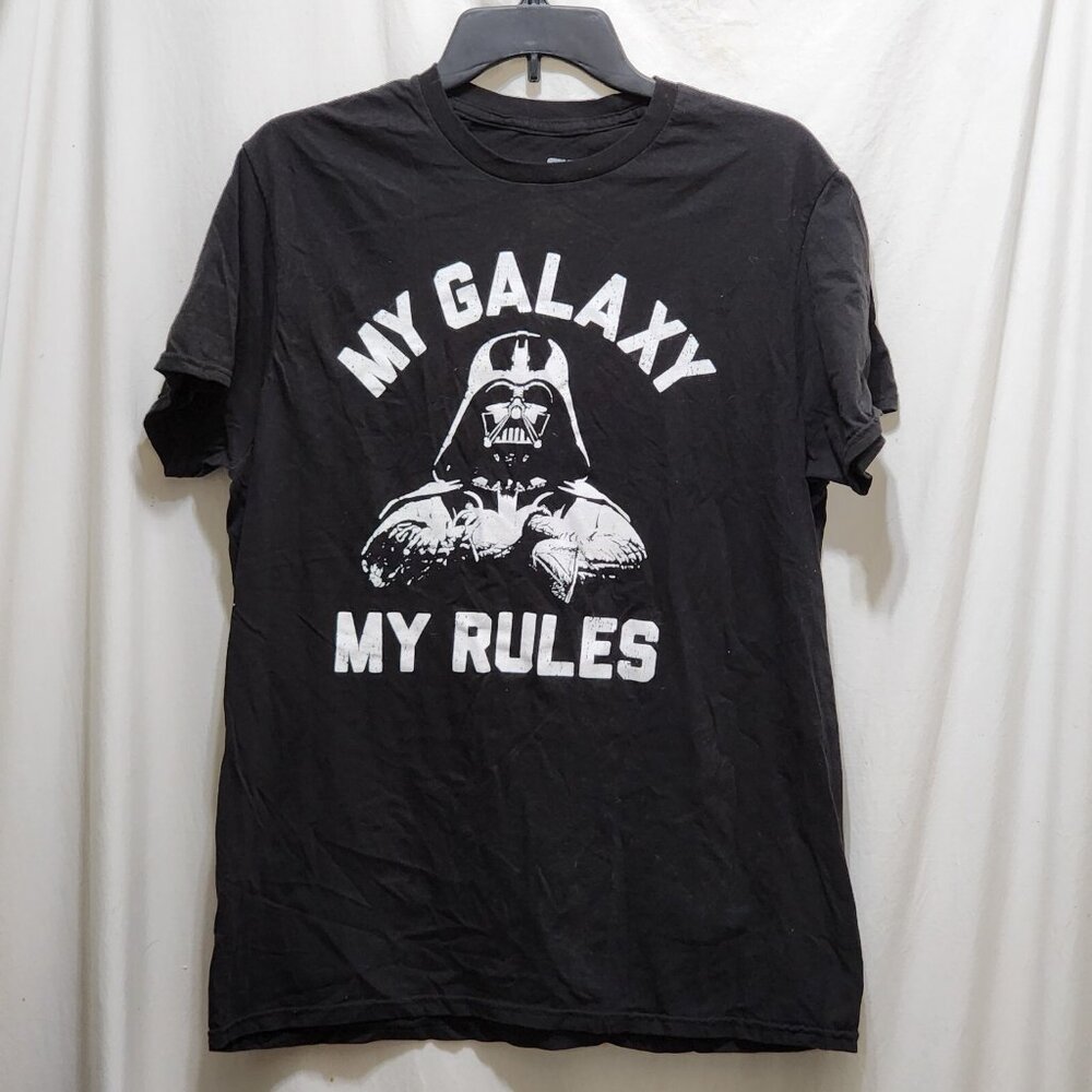 Fifth Sun Star Wars Darth Vader My Galaxy My Rules Black Mens T-Shirt L